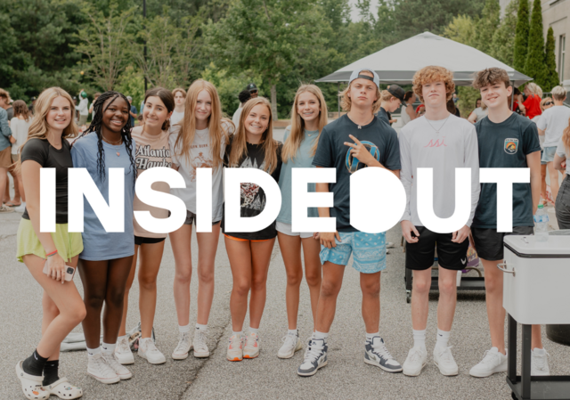 High school students at InsideOut