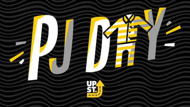 UpStreet PJ Day graphic