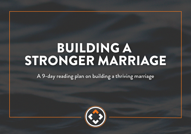 Building Stronger Marriage reading plan graphic