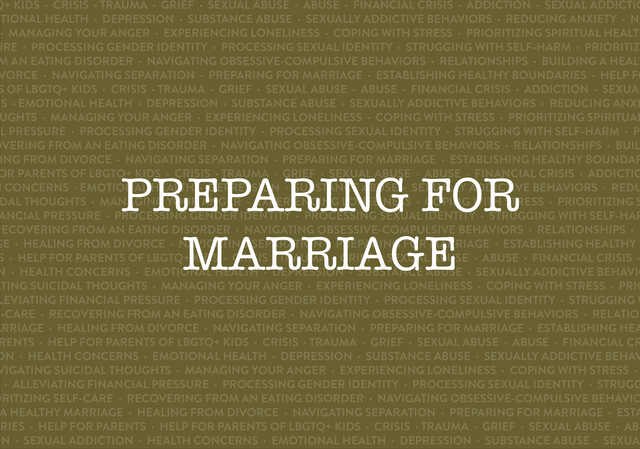 preparing for marriage
