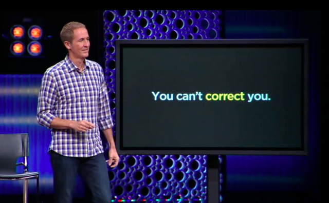 Andy Stanley You can't correct you