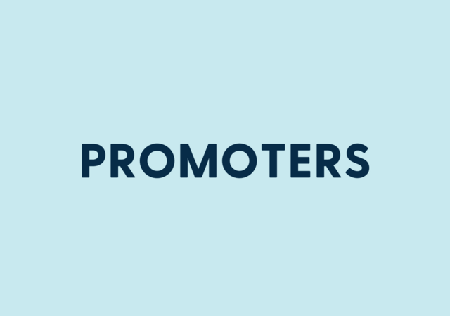 Group leaders are promoters graphic